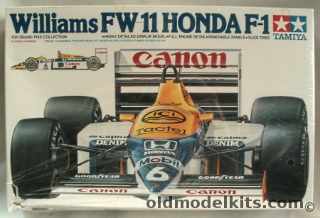 Tamiya 1/20 Williams FW-11 Honda F-1, 20019 plastic model kit